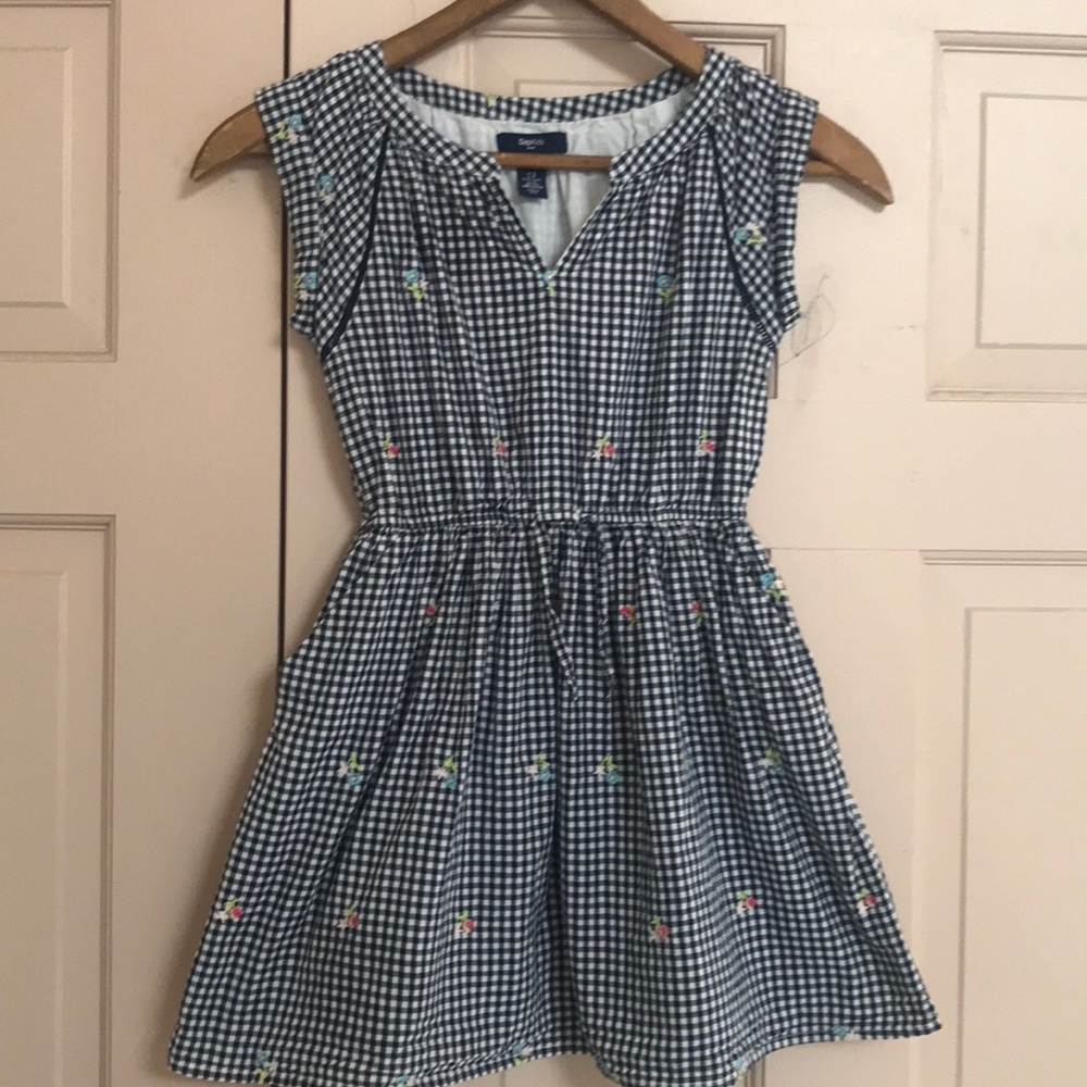 GapKids gingham and floral dress